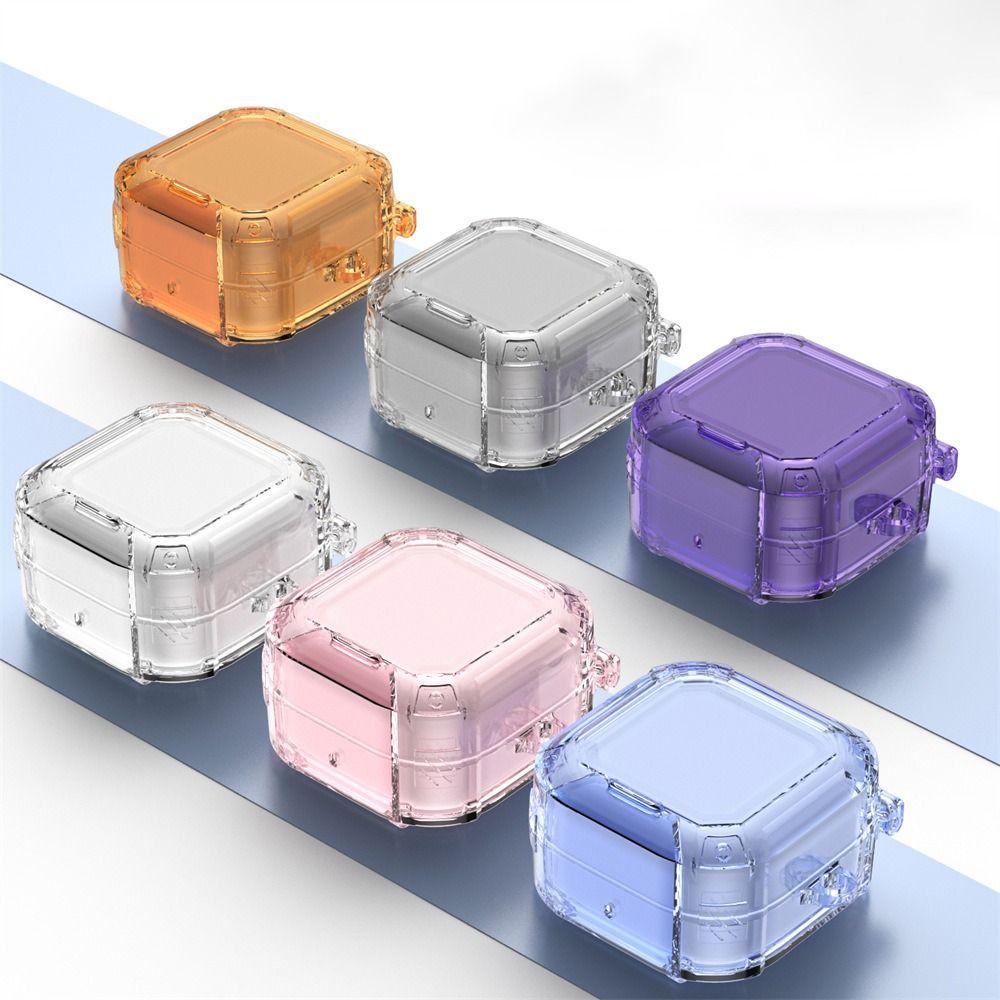 with Phone Stand Protective Case Transparent Earbuds Cover for Samsung Galaxy Buds4/4pro Travel