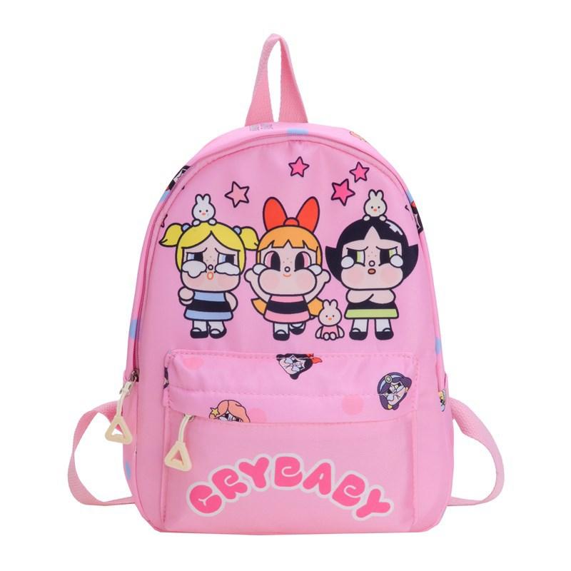 Kindergarten Middle And Large Class Baby Schoolbag Cartoon Cute Printed Boys And Girls Backpack Children'S Backpack
