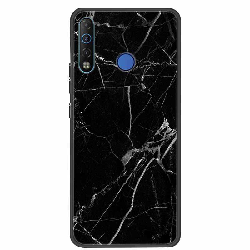 Для Tecno Camon 12 Air CC6 Чехол Силиконовый Мягкий ТПУ Задняя Крышка Для Tecno Camon 12 Air Чехол Мраморный Чехол Для TECNO Spark 4 Чехлы