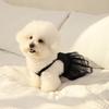 Lace Detail Pet Dresses Princess Style Dog Clothing Fashion Pet Vest  for Cats