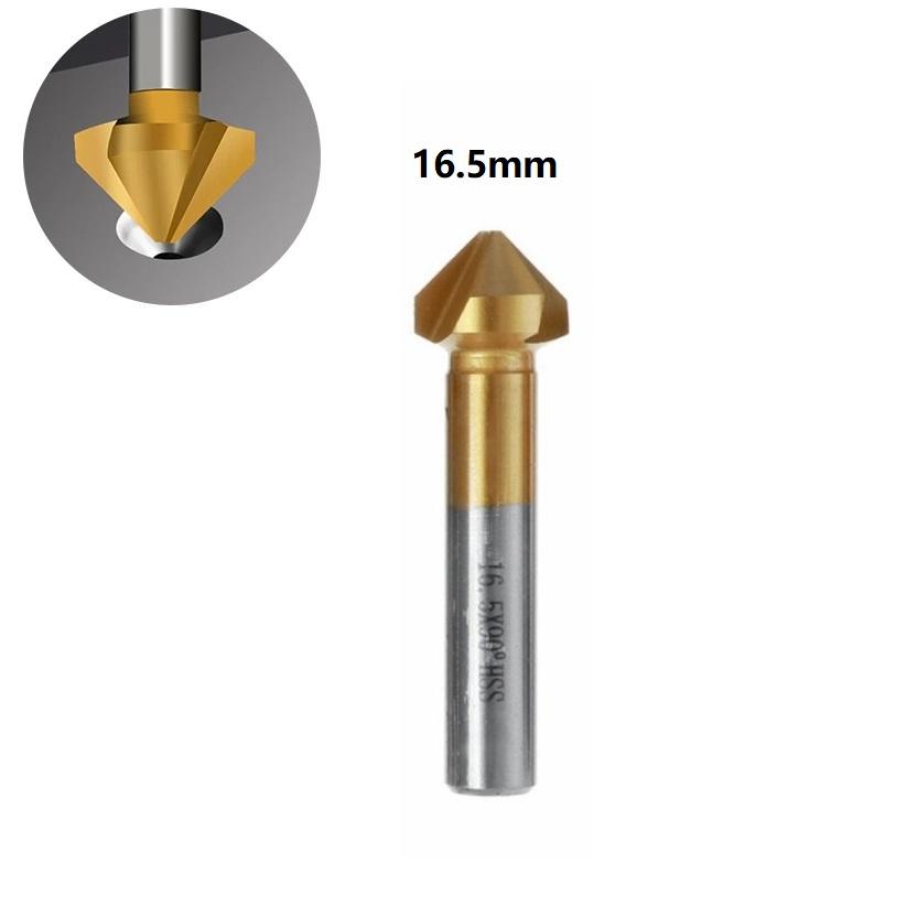 Chamfer Cutter Countersunk Drill 1 Pcs 3 Flute 6.3/8.3/10.4/12.4/16.5/20.5mm