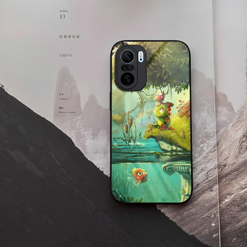Game Yooka-Replaylee Phone Case Tempered Glass For Xiaomi 15 14 12 Lite Pro 13 11t Lite POCO M6 M5 X6 X5 X3 F5 F6 Pro Cover
