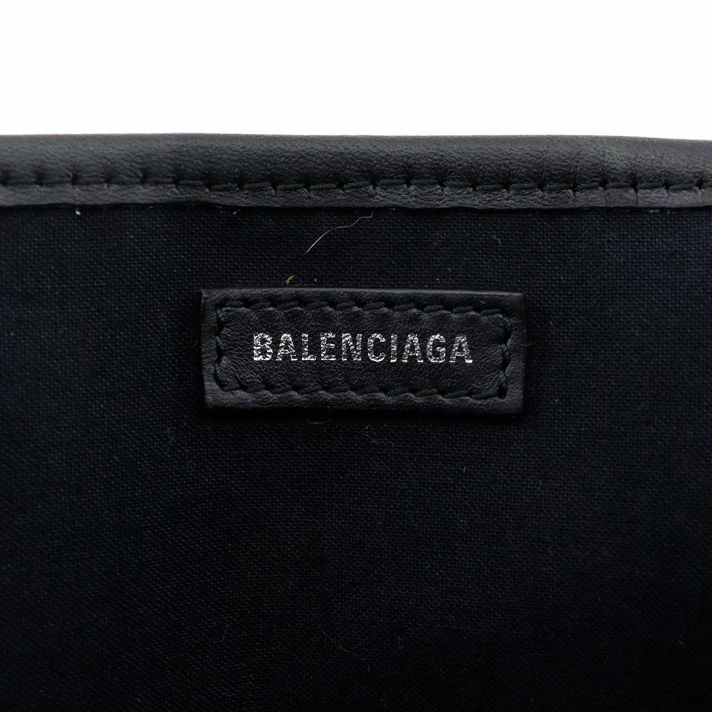 Balenciaga Сумка-шоппер Cabas S Белый / черный холст Женская Б/у