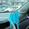 Dream Catcher Car Pendant Feather Mirror Pendant Home Decor Ornaments Car Interior Accessories Dream Catcher Feather Car Pendant
