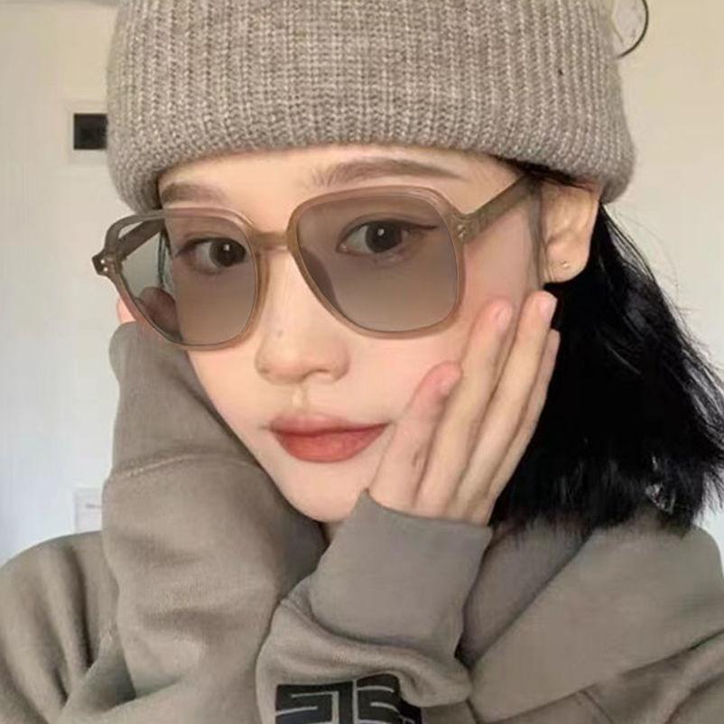 Photochromic Sunglasses For Myopia Glasses Fashion Trendy Square Anti Blue Light Near Sight Eyeglasses Finished Minus Eyewear