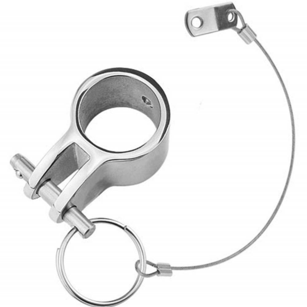 4 шт. фурнитуры морского класса, штифт для тента Bimini, штифт для быстрого отсоединения диаметром 1/4 дюйма со шнуром, предотвращающим потерю, все из нержавеющей стали 316 