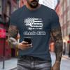 Men's Printed Short Sleeve T-Shirt Men's Loose Casual Short Sleeve Top