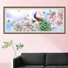 5D DIY Diamond Embroidery Flower Scenery Large Diamond Painting with Round Peacocks Rhinestones Mosaic Diamonds Art Gift