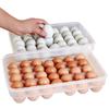 34-секционный однослойный лоток для хранения яиц Fresh Box с крышкой Egg Holder AVE
