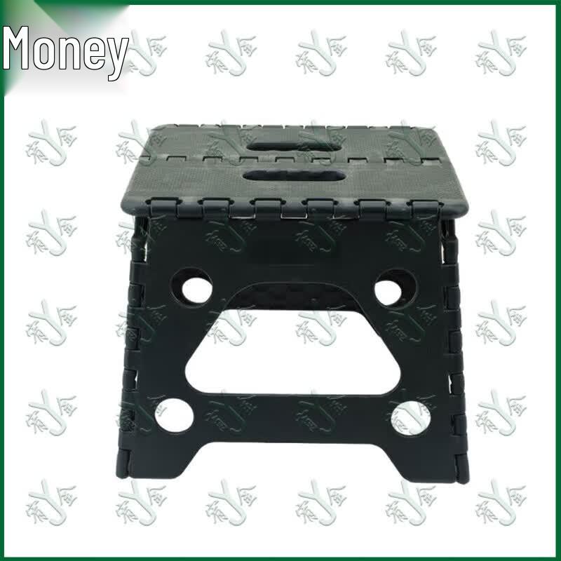 Youjin Portable Dark Green Folding Plastic Stool
