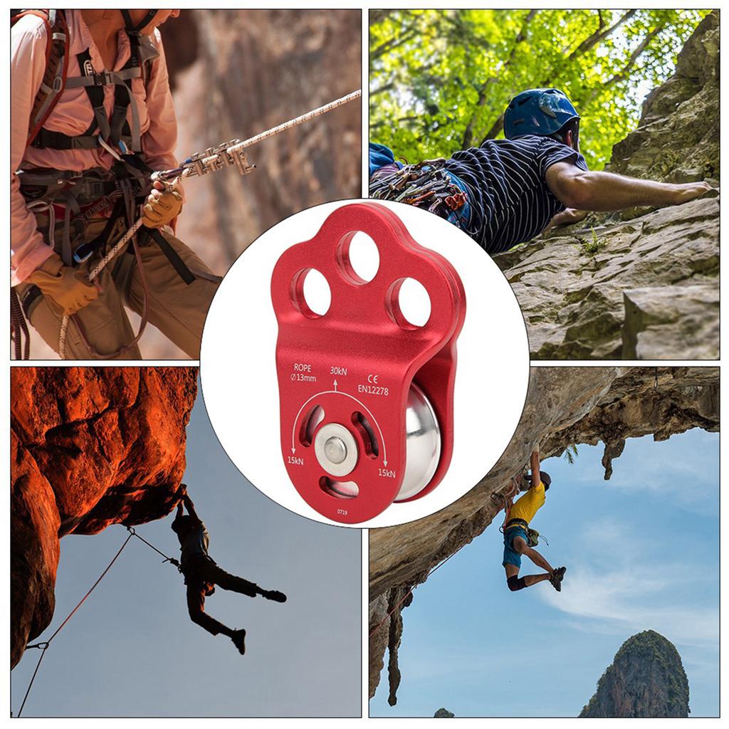 Открытый скалолазание альпинизм пересечение транспорта три отверстия одиночный подшипник шкива