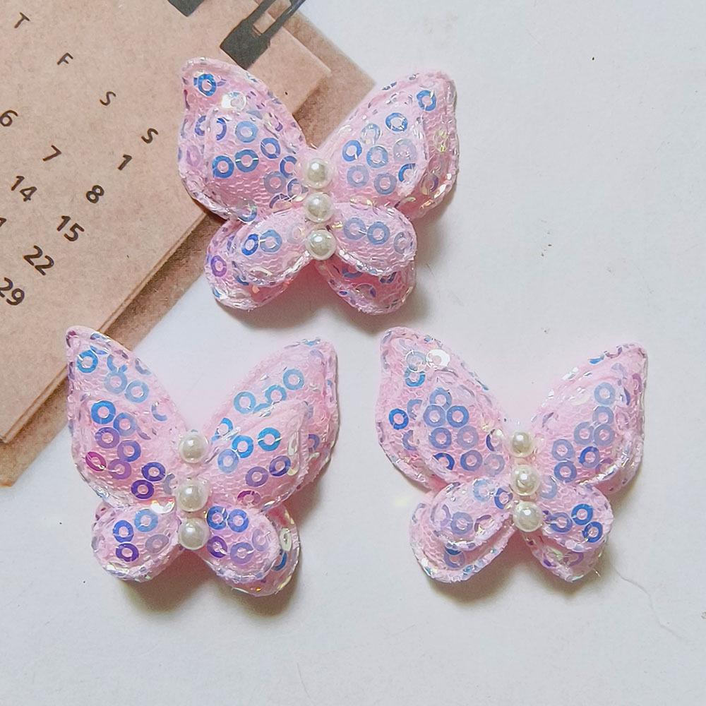 Жемчужная Пайеточная Бабочка Детские Аксессуары для Волос Обувь, Одежда, Сумки и Аксессуары Аксессуары-Бабочки