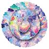 10/30/50 шт. Милые Мультяшные Наклейки Кошка со Звездным Небом Kawaii Декоративные Наклейки для Скейтборда, Гитары, Багажа Водонепроницаемая Наклейка Детские Игрушки
