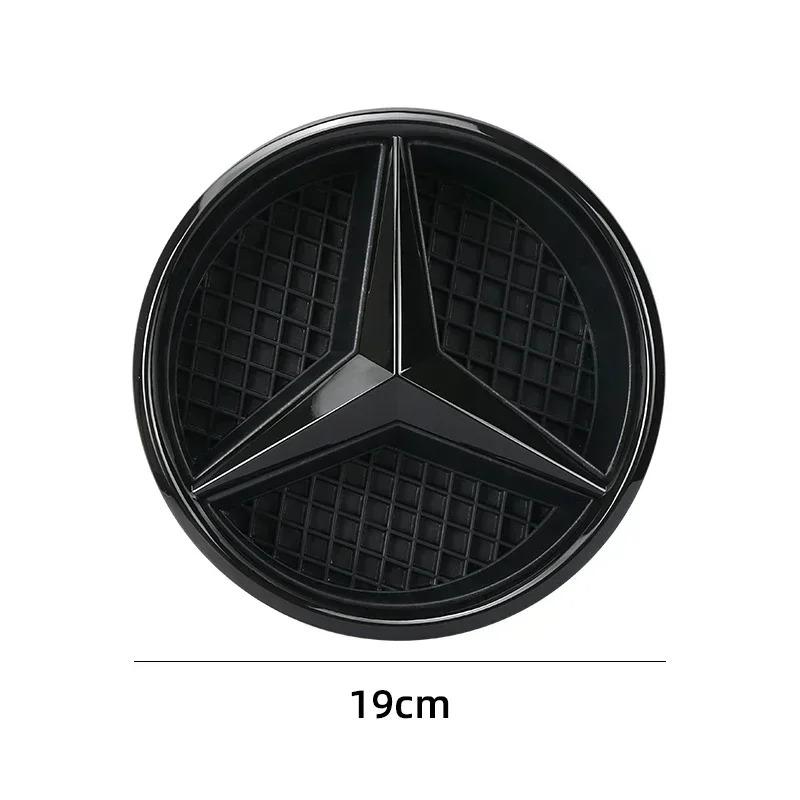 YVK5 Car Grill Emblem Star Badge Car Front Grill Logo For Mercedes Benz W205 A B C W212 W20E GLA GLK CLA CLS SLK VIANO Accessories