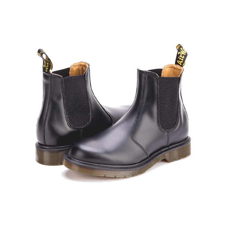 Dr. Martens 2976 Гладкие кожаные ботинки челси черные кроссовки унисекс 11853001