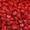 500Pcs Round Shape Acrylic Beads Spaced Smile Beads For Jewelry Making Craft Accessories