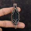 Black Tourmaline Rough Pendant Copper Wire Wrapped Pendant Gemstone Handmade Jewelry Stylish Pendant Unique Copper Wire Jewelry Gift For Her