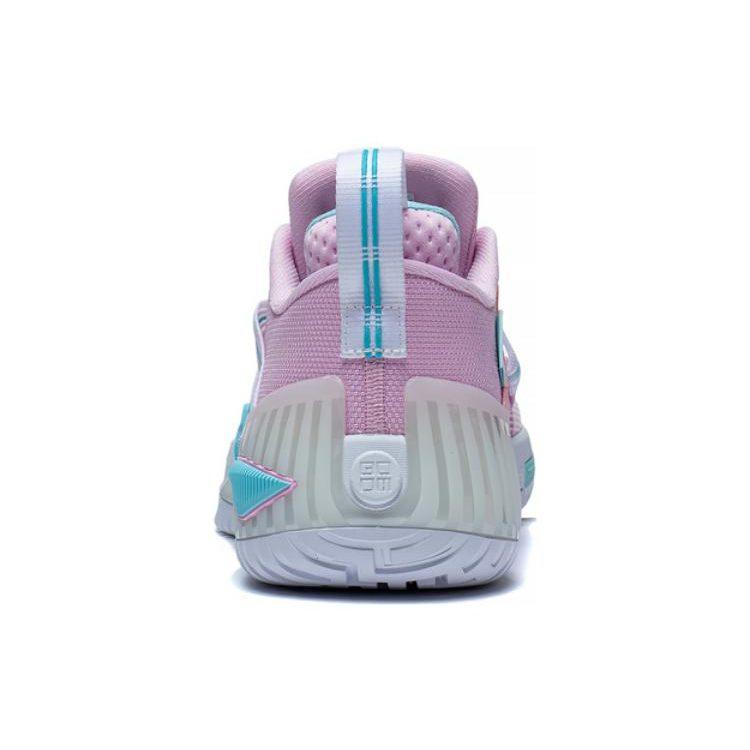 Li Ning Fury Амортизация TPU Поддержка Низкие Баскетбольные Кроссовки Мужские Первый Розовый Лотос ABFT019-6