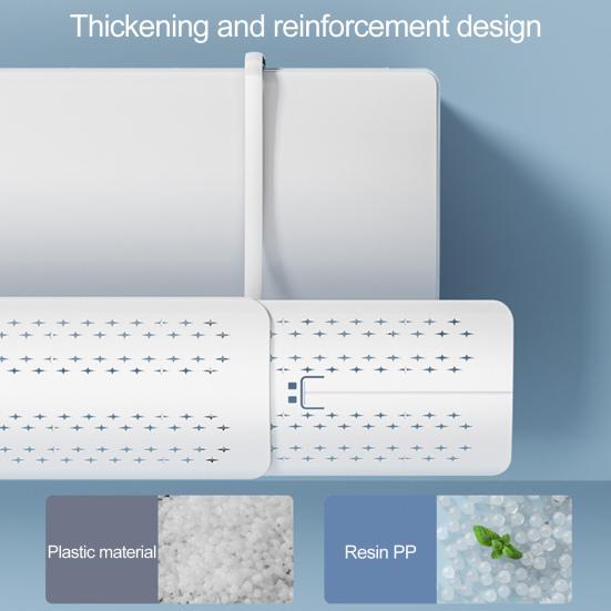 Регулируемый угол наклона дефлектора кондиционера ветрозащитная перегородка 3-в-1 направление вентиляции окон переменного тока помогает охлаждать/обогревать заменять детали