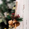 4 Pcs Christmas Bells Hanging Ornament Decorative Bells Christmas Tree Decorations Hanging Bells for Home Decoration