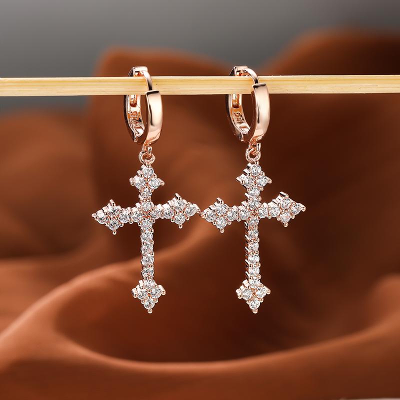 Персонализированные уникальные серьги-кольца с пряжкой для ушей Иисус Крест Серебряный кулон серьги ювелирные изделия