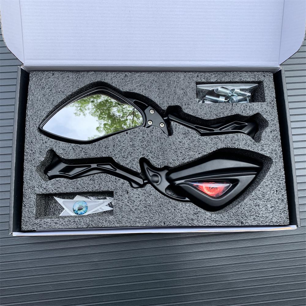 Универсальное 8мм 10мм Мотоциклетное Зеркало заднего вида «Орлиный глаз» для Yamaha Suzuki Honda Kawasaki BMW Triumph