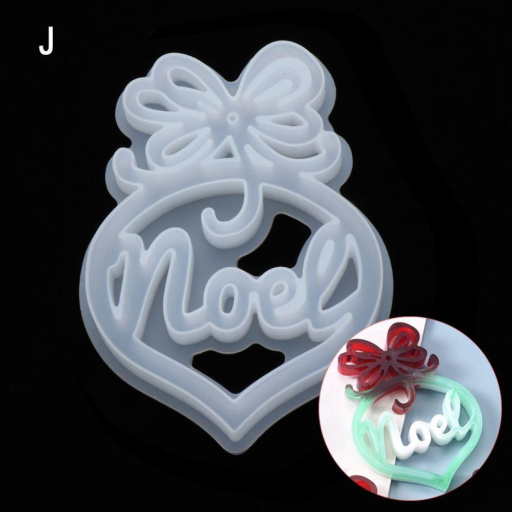 Jewelry Making Tools Hanging Tags Xmas Ornament Epoxy Resin Molds Silicone Mould Crystal Resin Mold
