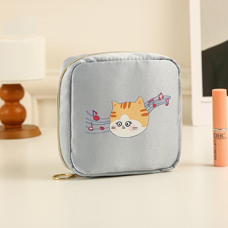 Large Capacity Sanitary Pad Lipstick Coin Purse Women's Menstrual Handkerchief Storage Bag Portable Sanitary Napkin Storage Bag