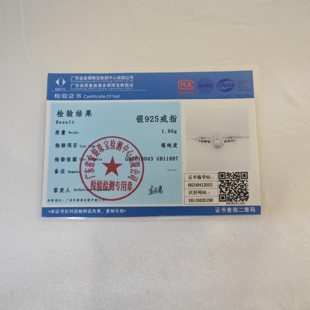 Luxury Single Pear Shape Gray Crystal Large Rings for Women Exaggerated Fashion Jewelry