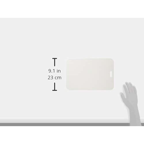 Pearl Metal Cutting Board, White, No. 20, Slightly Larger, Ag Antibacterial, Dishwasher Safe, Colors, White, Made in Japan, C-1670