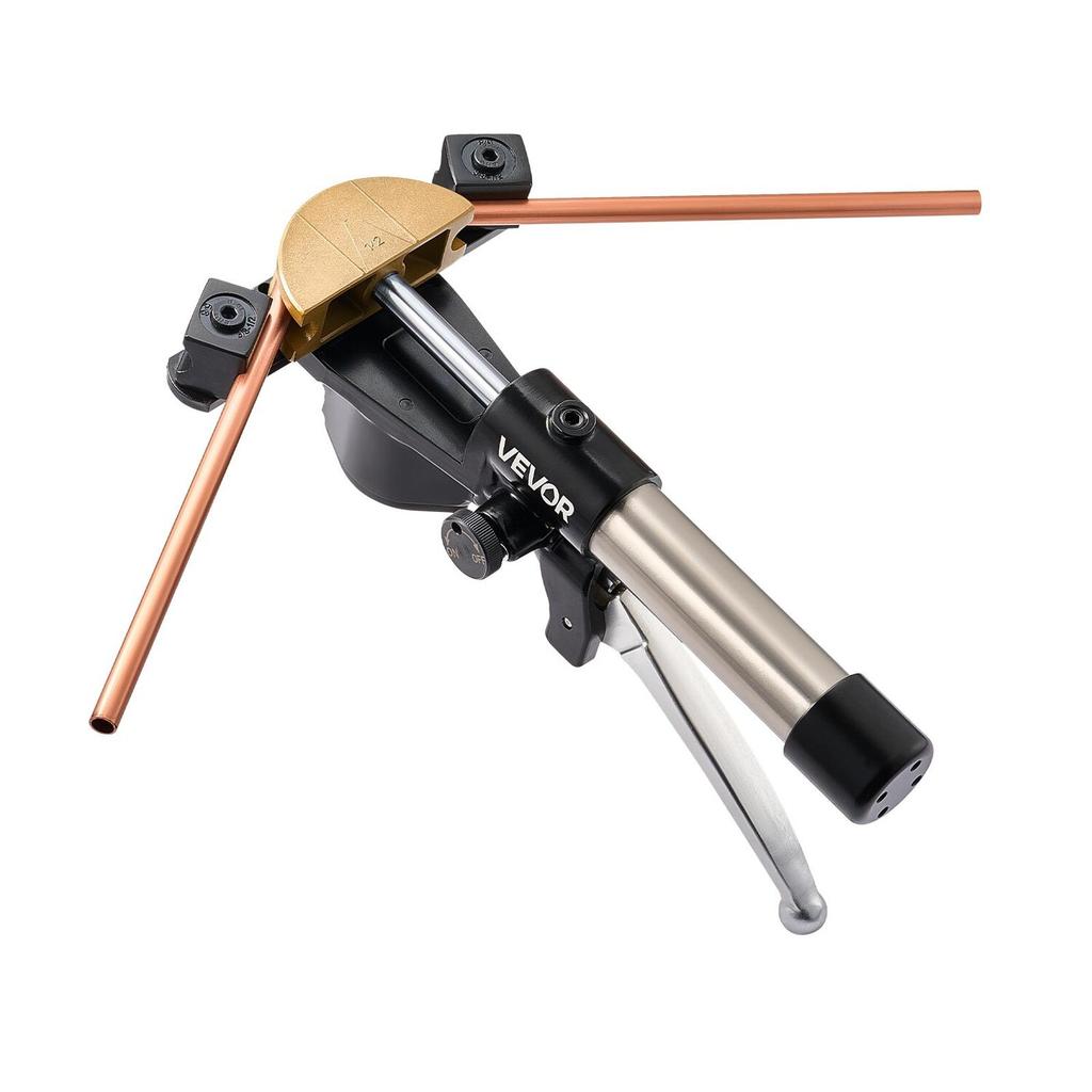 Hydraulic Tubing Bender Kit, 6 mm to 22 mm, Copper Tube Pipe Bender, Forward/Reverse HVAC Bending Tool, with 7 Color Aluminium Alloy Dies, for HVAC
