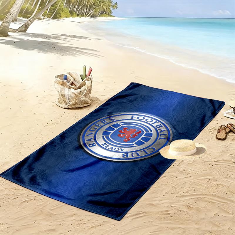 Rangers FC Beach Towel, Multi-purpose Beach Towel Perfect for Camping and Beach Vacations
