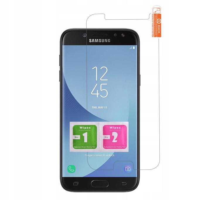 Case for SAMSUNG GALAXY J3 2017 CLOSED SMART MAGNET CASE BLACK + GLASS