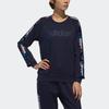 Adidas Neo W Artist Sweat Comfortable Pullover Long Sleeve Sweatshirt Women Sweatshirt Legendary-Ink-Blue DW7763