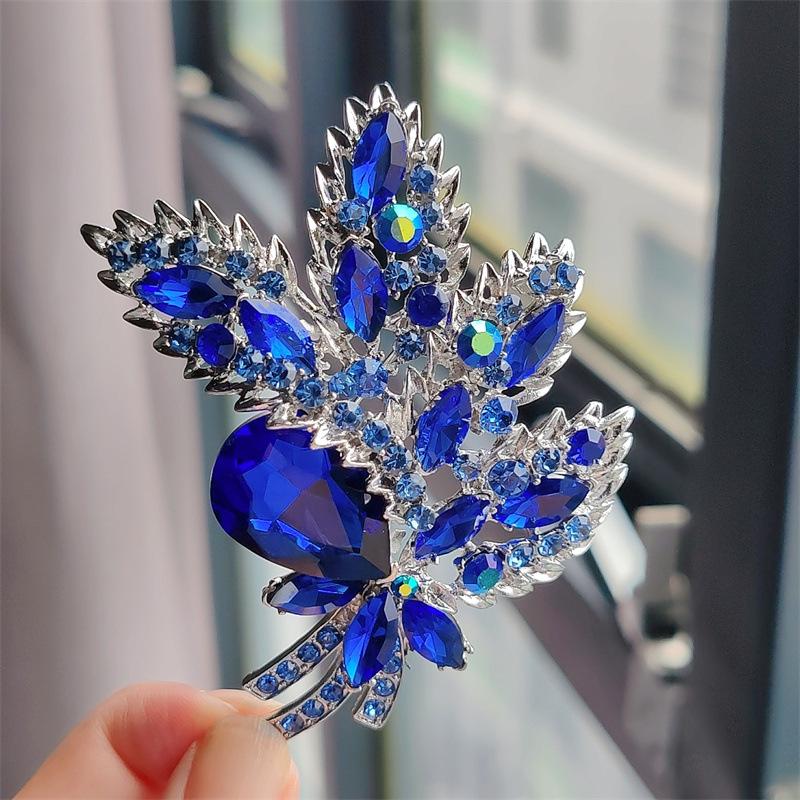 Высококачественная брошь из хрусталя, персонализированный цветочный корсаж, многофункциональная булавка с подвеской, аксессуары для одежды