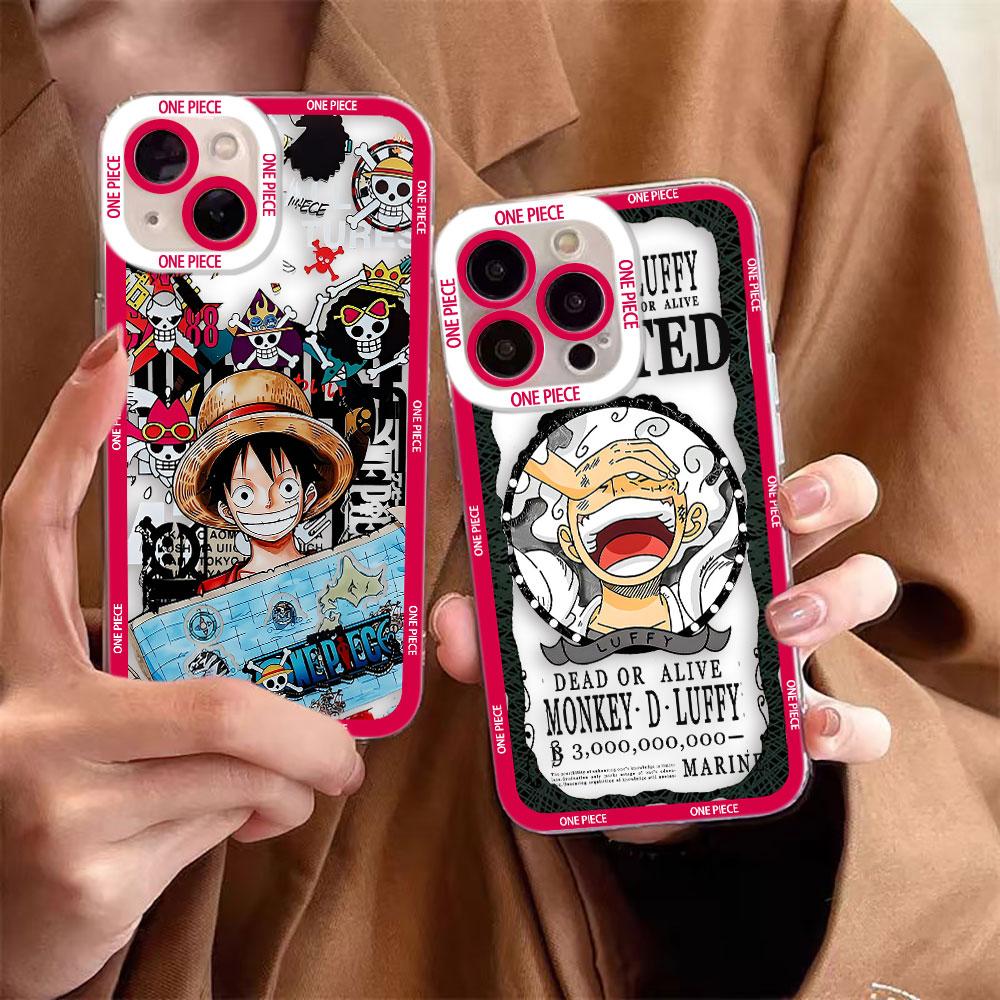 One P-Piece Luffy Nami Clear Phone Case For VIVO S1 V20 V21 V21E V23 V23E V25 V27 V27E V29E V30E V30 V40 V50 V60 Case Capa Cover