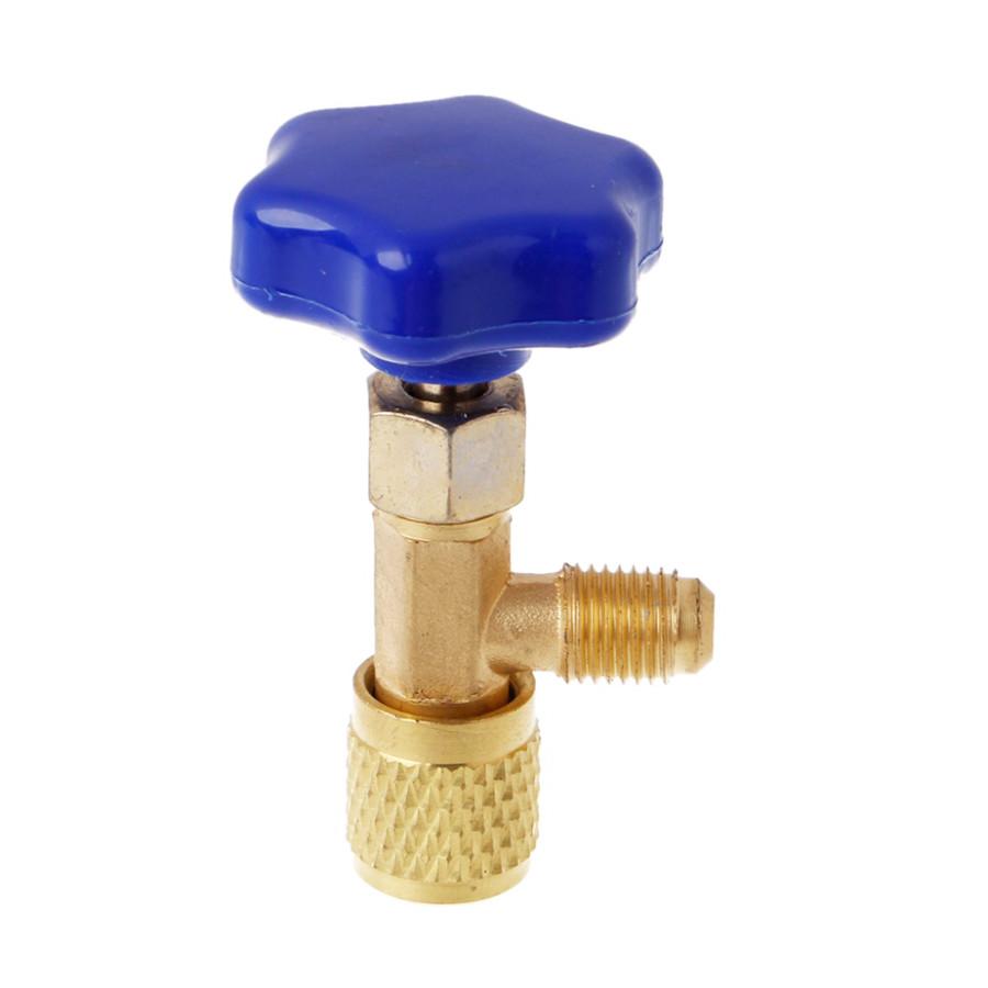 2× Для R134a A/C Прокалыватель баллона 1/2" Адаптер клапана для дозирования Прокалыватель хладагента