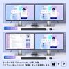 KVM-переключатель UGREEN HDMI 2.1, поддержка двух мониторов, 2 входа/2 выхода, совместимость с 8K@60Hz, 3x USB 3.0 + USB-C, общий доступ к двум экранам для двух ПК, проводной