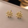316L Stainless Steel New Fashion Waterproof Jewelry Young Girls Daisy Charm Chain Necklaces Bracelets Earrings For Women