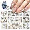 Наклейки на ногти 12 шт