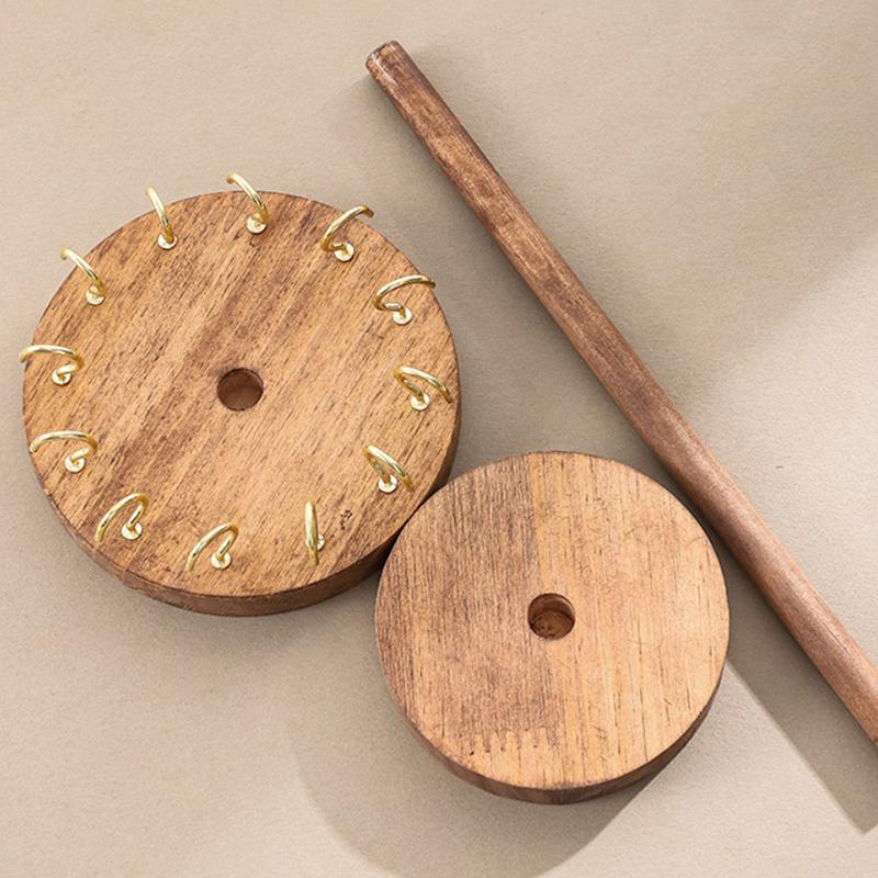 Necklace Holder Organizer Jewelry Tree Stand With 12/18 Metal Hooks Wooden Necklace Display Tower For Home Or Show Selling Use