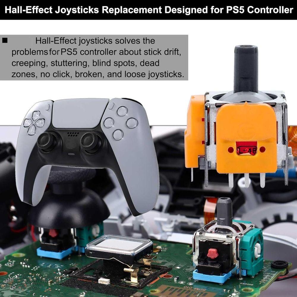 Gaming Controller ThumbStick Accessories Handle Repair Parts for PS5/PS4/Xbox/Switch Pro