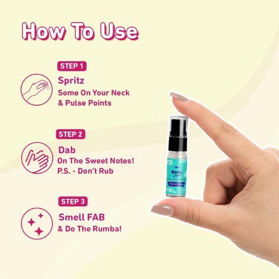 Plum Набор духов BodyLovin' Perfume Discovery | 5X5 мл духов - Vanilla Vibes, Orchid-You-Not, Everythin' Plum и Smokin' Vanilla