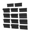 14PCS Contour Sanding Grip 3 Shapes Rubber Black Flexible Contour Polishing Tool for Woodworking