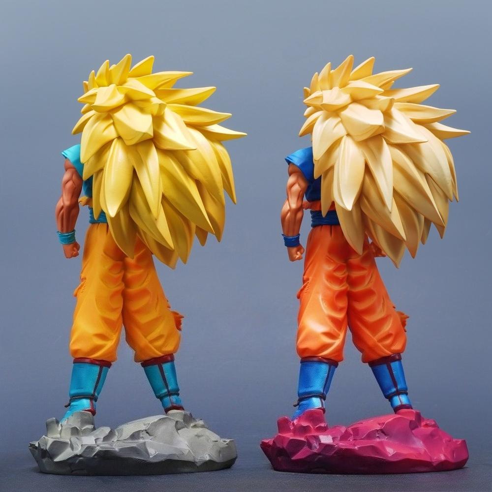 29 см/11,42 дюйма Аниме Фигурка Dragon Ball Супер Сайян Гоку Фигурки Действия ПВХ Статуя Настольное Украшение Коллекционная Модель Игрушки Подарки 3 Круглых Сенсорных