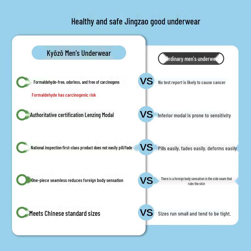 Мужское модальное шелковое антибактериальное нижнее белье JD Joybuy
