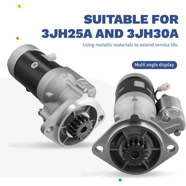 Starter Motor S114-483A for Yanmar 3JH25A/3JH30A (171008-77010)