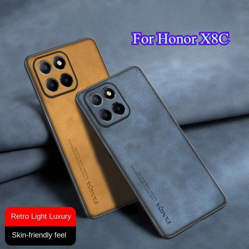 Чехол из овчины для телефона Honor X8C X8B X9C Smart X7C Magic7 Lite 7pro X60 Pro, матовый силиконовый противоударный защитный чехол