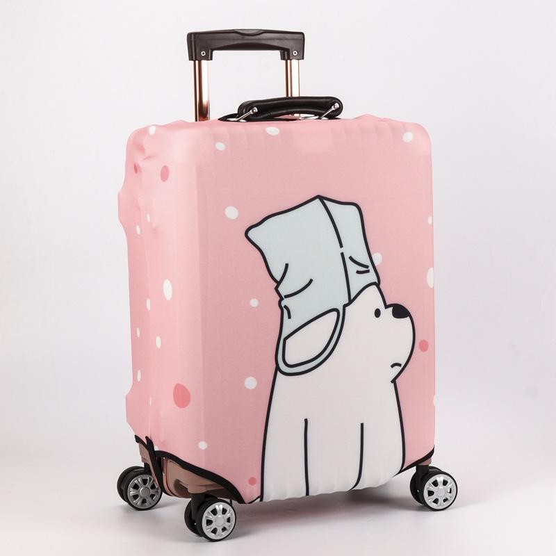 Elastic Cartoon Luggage Cover – Durable & Protective Travel Suitcase Cover for 19-30 Inch Luggage