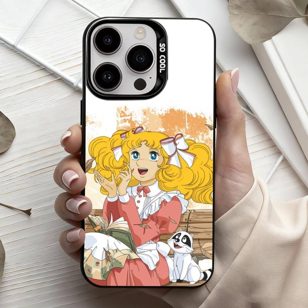 Sweet C-Candy C-Candy TV Series Phone Case For iPhone17,16,15,14,13,12,11 Plus,Pro Max Black Candy Silver Plated Cover